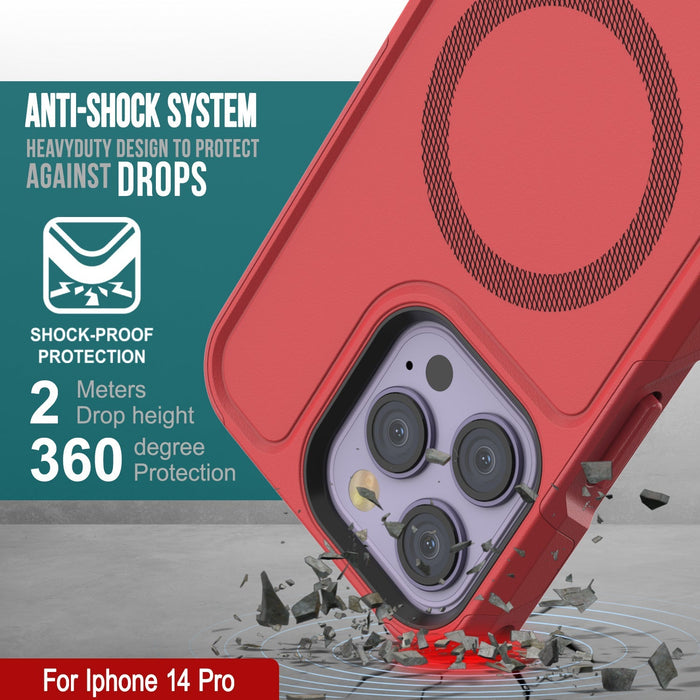 ANTI-SHOCK SYSTEM HEAVYDUTY DESIGN TO PROTECT y AGAINST DROPSDROPS SHOCK-PROOF PROTECTION Meters Drop height ha reecin . (Color in image: Black)