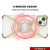 Capa Punkcase para iPhone 14 Bumper [Série Backbone] Ultraleve e Minimalista, em Metal de Alumínio X-Frame, para iPhone 14 (2022) (6.1") [Dourado]