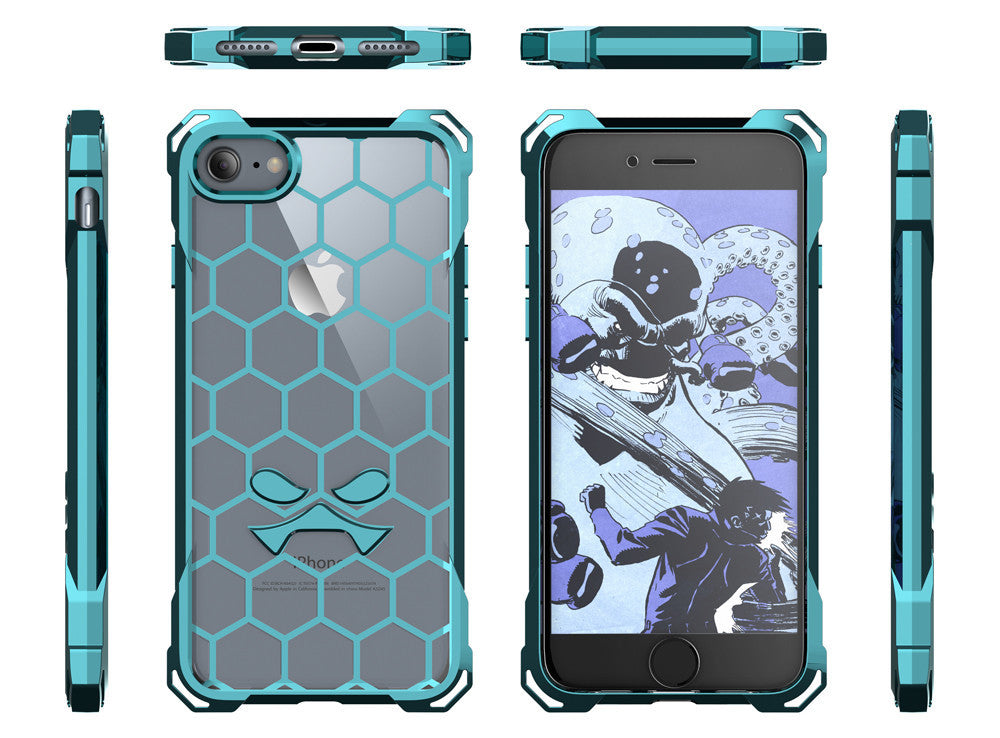 iPhone 7 Case, Ghostek® Covert Teal, Premium Impact Protective Armor | Lifetime Warranty Exchange (Color in image: space grey)
