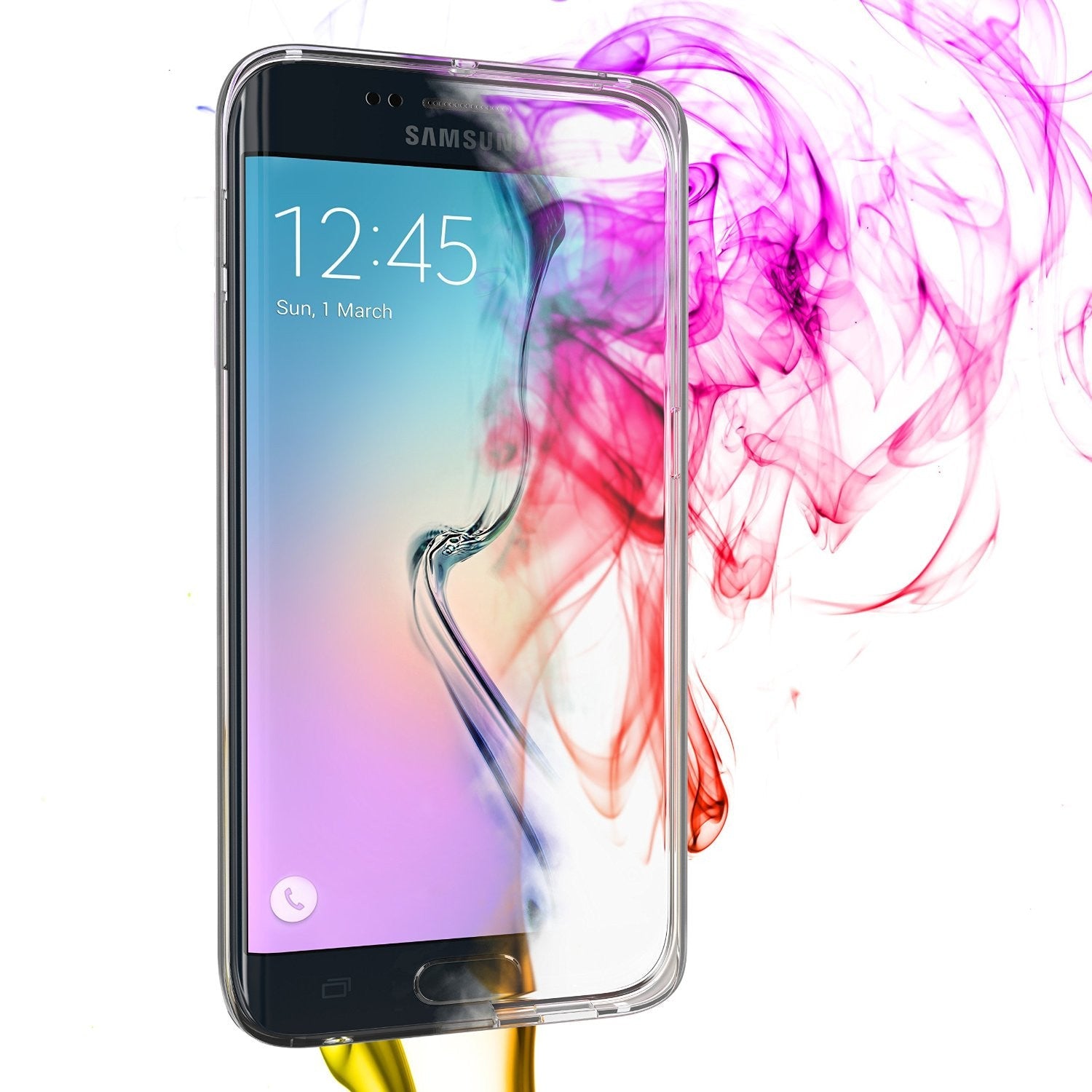 Galaxy S6 Edge+ Plus Case, Ghostek Silver Cloak Series Slim Hybrid Impact Armor | Lifetime Warranty (Color in image: red)