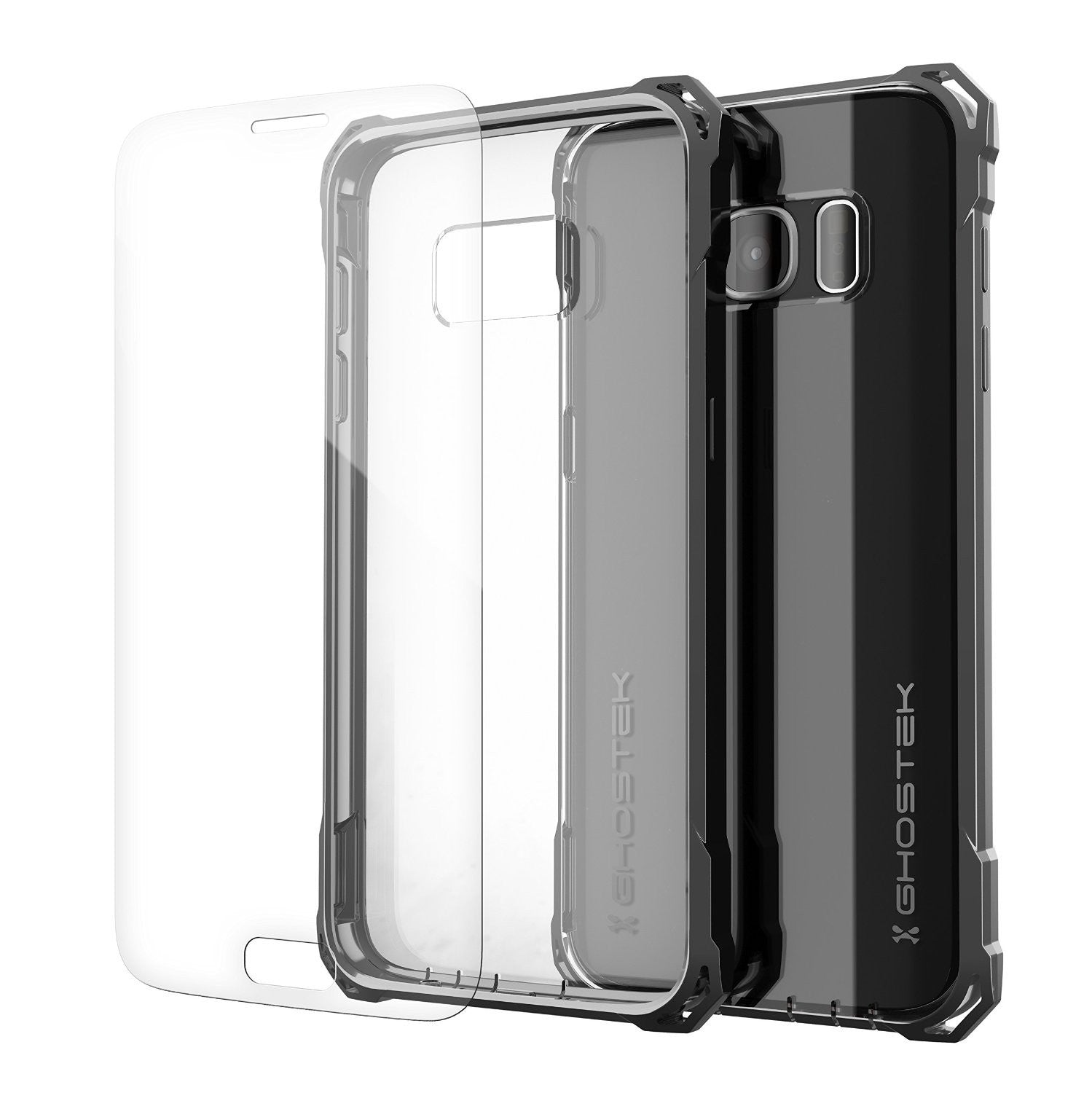 Capa Galaxy S7, Ghostek® Série Covert Dark Grey Premium Impact Cover | Garantia vitalícia de troca