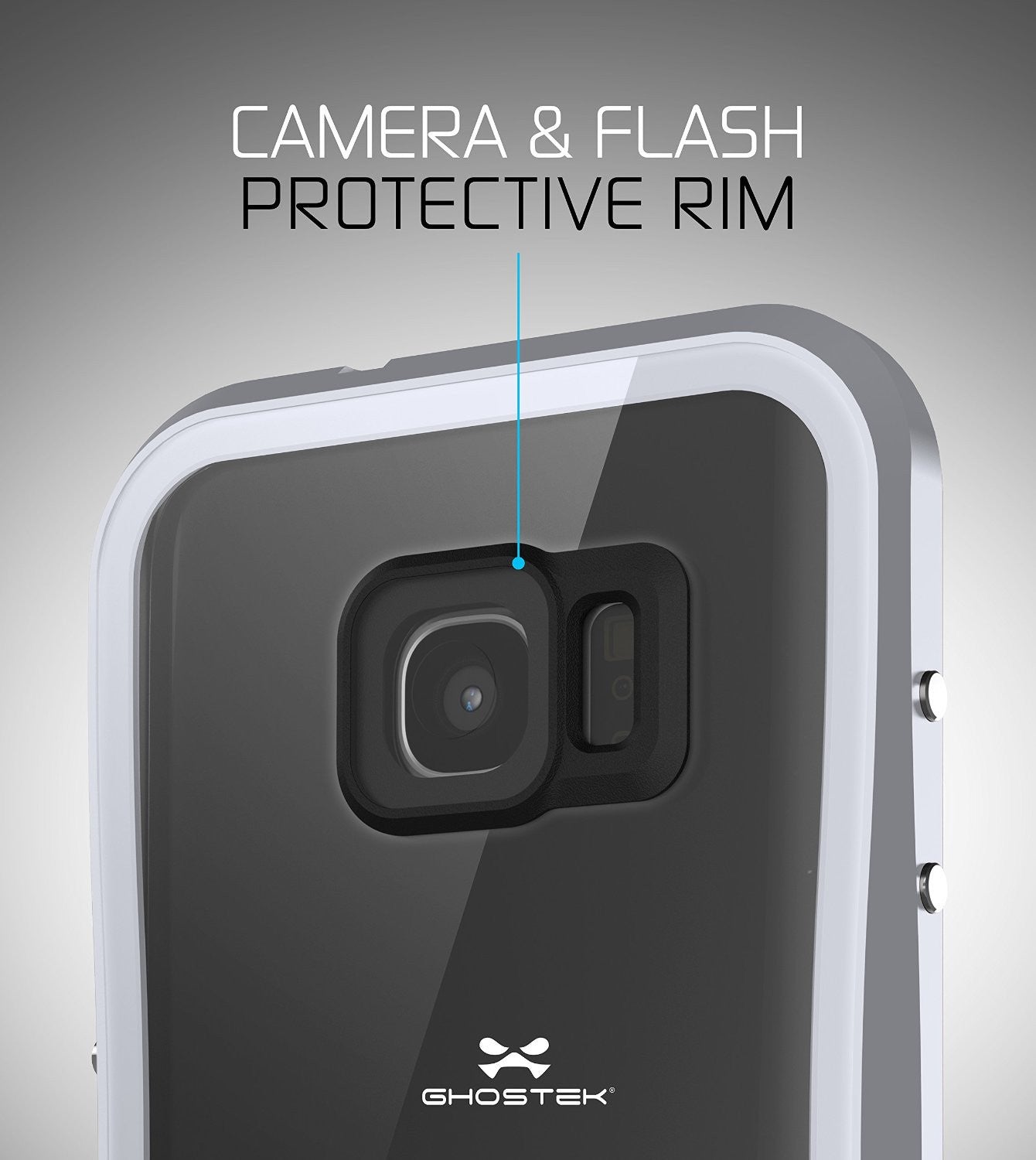 Galaxy S7 Waterproof Case, Ghostek Atomic 2.0 Silver Water/Shock/Dirt/Snow Proof | Lifetime Warranty (Color in image: Gold)
