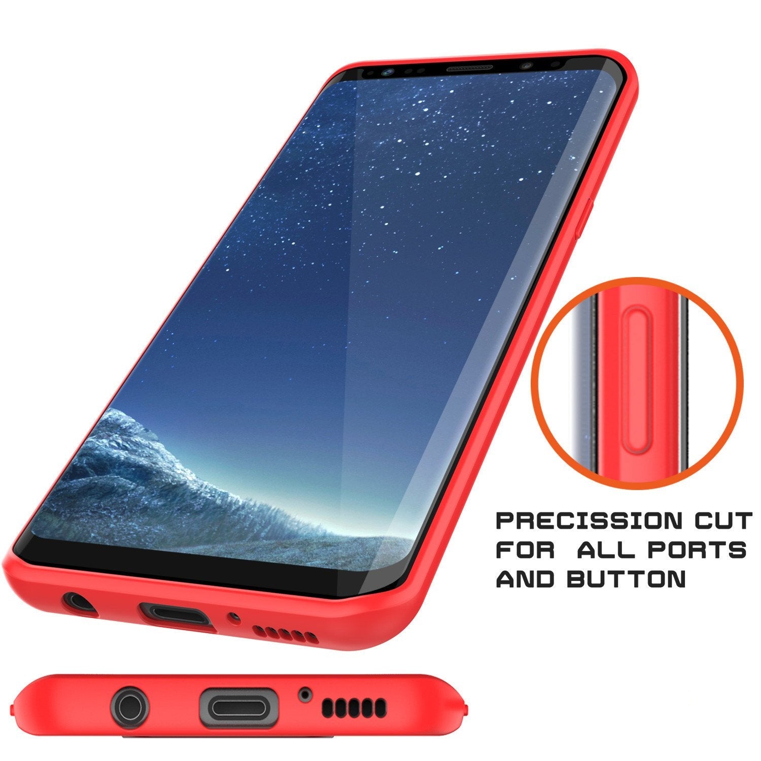 PRECISSION CUT FOR ALL PORTS AND BUTTON (Color in image: pink)