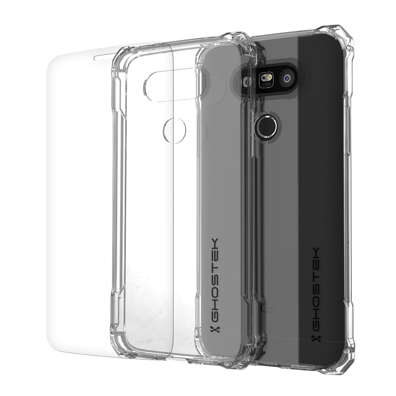 Capa LG G5, Ghostek® Clear Covert Capa Híbrida Protetora Premium Slim | Troca Vitalícia da Garantia.