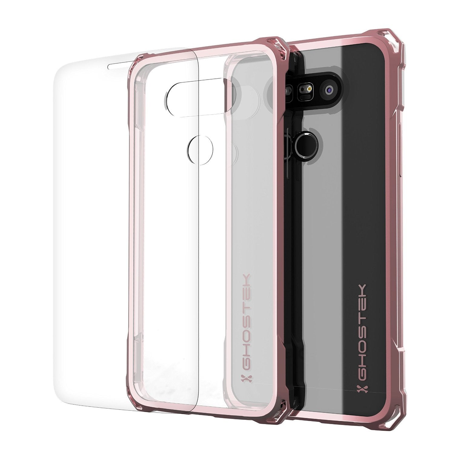 Capa LG G5, Ghostek® Rosa Claro Premium Slim Híbrida Protetora | Troca de Garantia Vitalícia