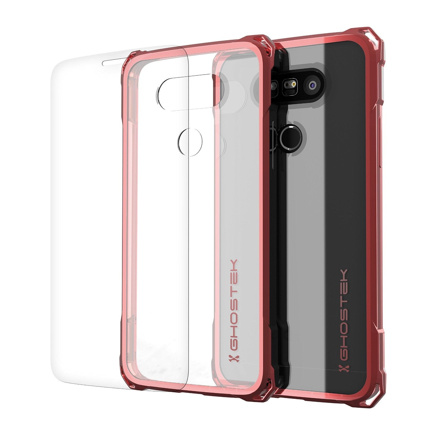 Capa LG G5, Ghostek® Vermelha Covert Premium Slim Híbrida Protetora | Troca de Garantia Vitalícia