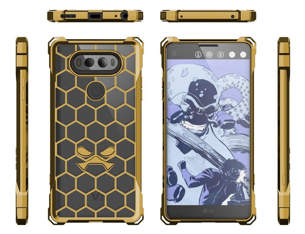 LG v20 Case, Ghostek® Covert Gold, Premium Impact Protective Armor | Lifetime Warranty Exchange (Color in image: peach)
