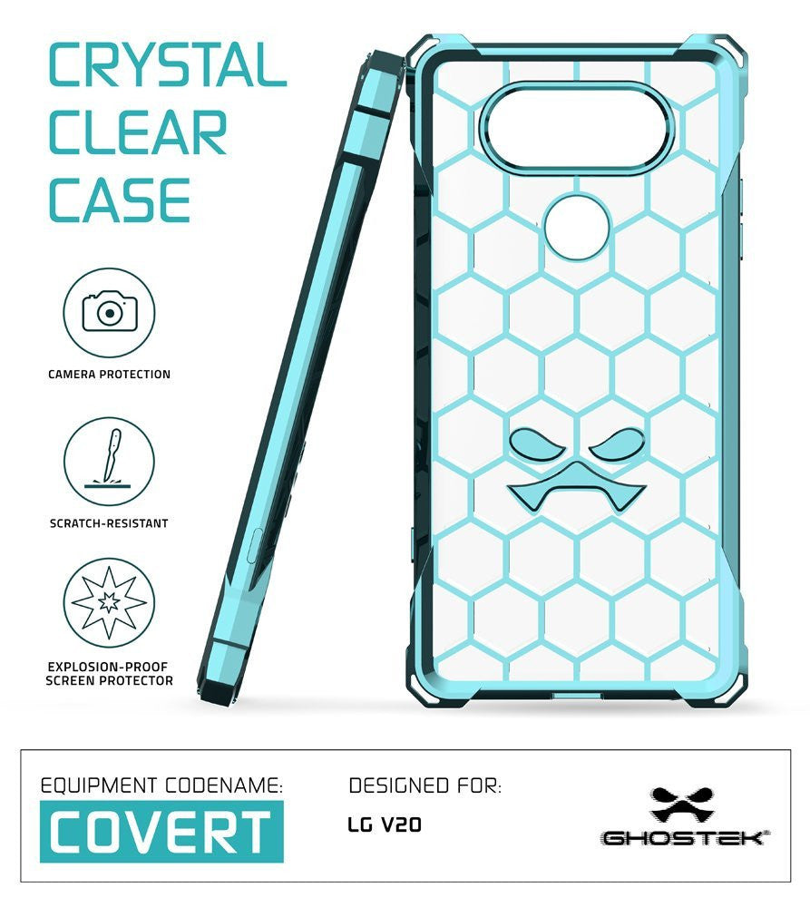 LG v20 Case, Ghostek® Covert Teal, Premium Impact Protective Armor | Lifetime Warranty Exchange (Color in image: gold)