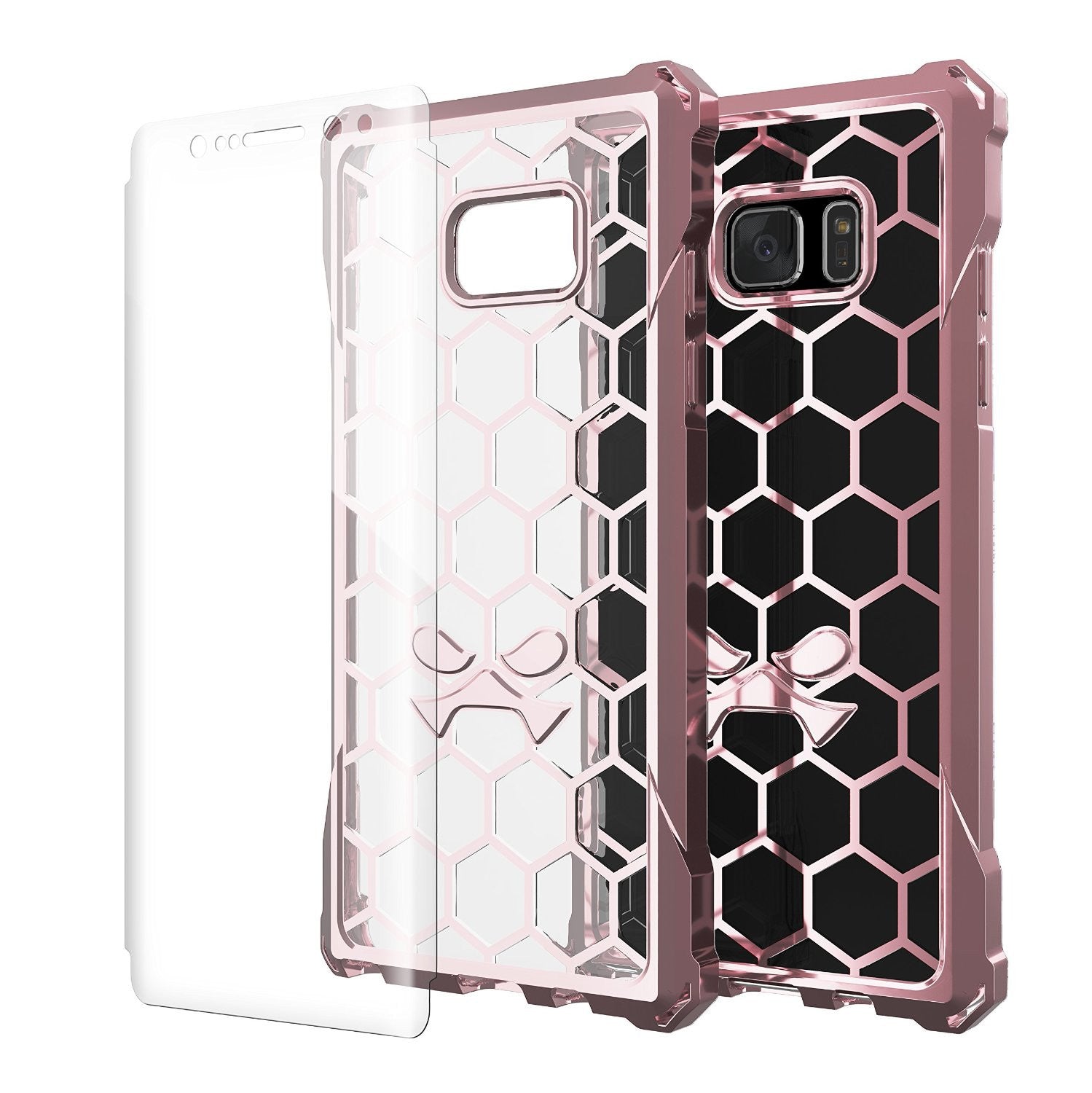 Capa para Note 7, Série Covert Peach da Ghostek® com Protetor de Tela à Prova de Explosão | Ajuste Ultra