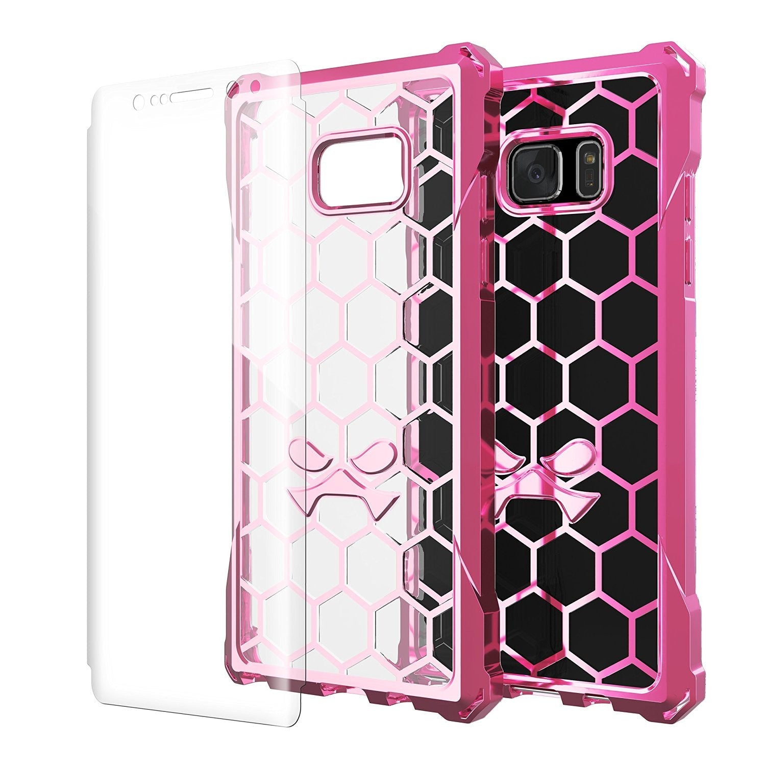 Capa para Note 7, Série Covert Rose Pink da Ghostek® com Protetor de Tela à Prova de Explosões | Ajuste Ultra