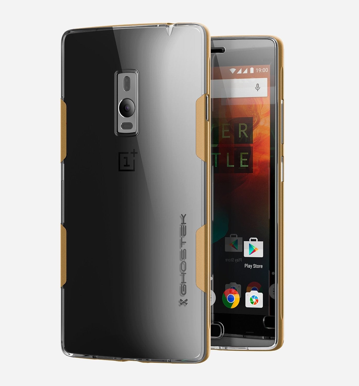 Capa OnePlus 2, Ghostek® Cloak Gold Series para OnePlus 2 Slim Hybrid | Garantia vitalícia de troca