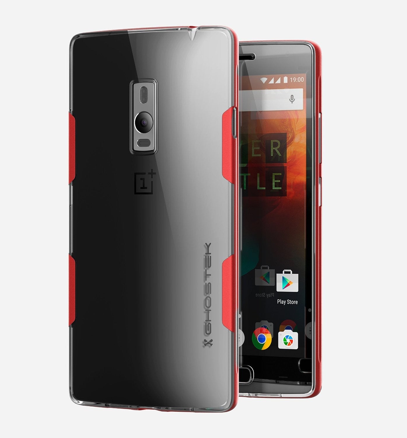 Capa para OnePlus 2, Ghostek® Cloak Série Vermelha para OnePlus 2 Slim Hibrida | Troca com Garantia Vitalícia