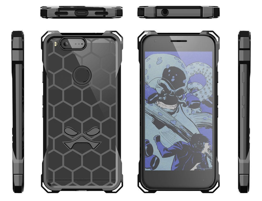 Google Pixel XL Case, Ghostek® Covert Space Grey, Premium Impact Armor | Lifetime Warranty Exchange (Color in image: gold)