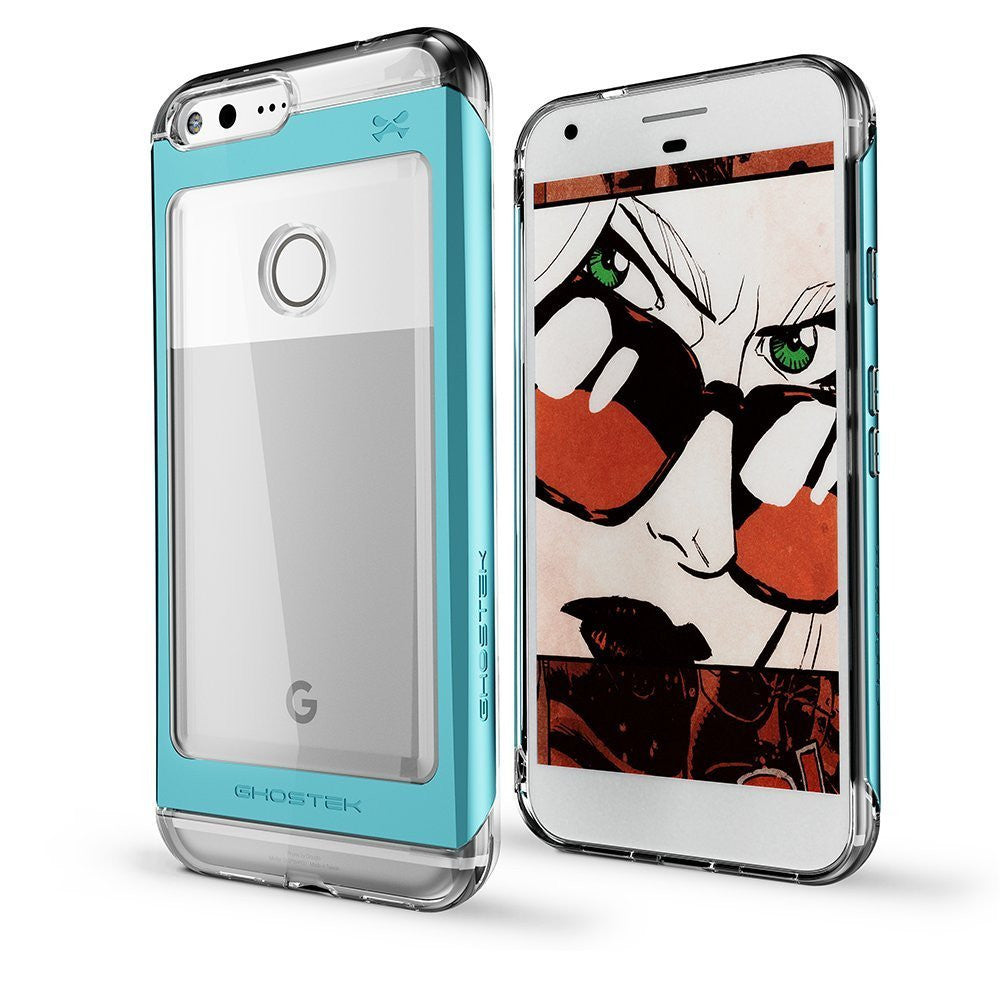 Capa Google Pixel, Ghostek® Cloak 2.0 Série Teal com Protetor de Tela à Prova de Explosão | Estrutura de Alumínio