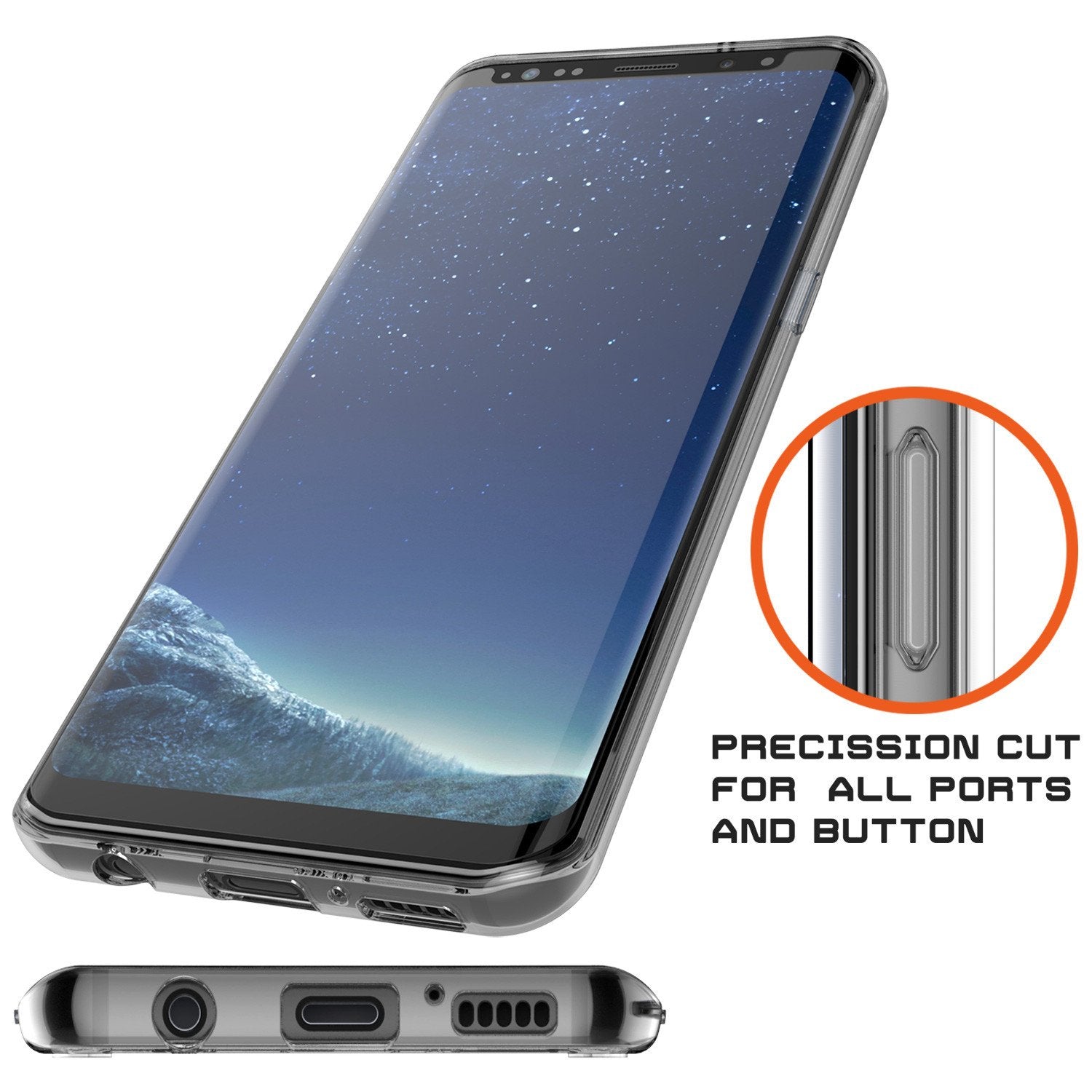 PRECISSION CUT FOR ALL PORTS AND BUTTON (Color in image: light blue)