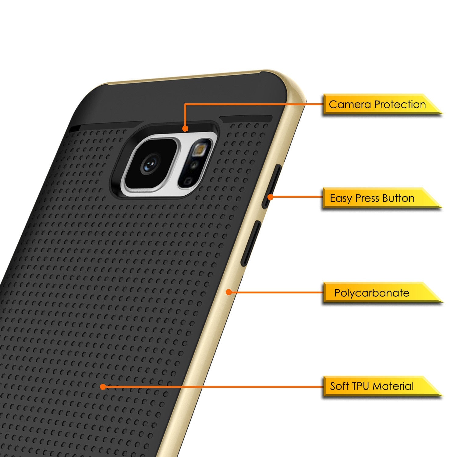 Camera Protection Easy Press Button Press Button Polycarbonate Soft TPU Material (Color in image: Teal)