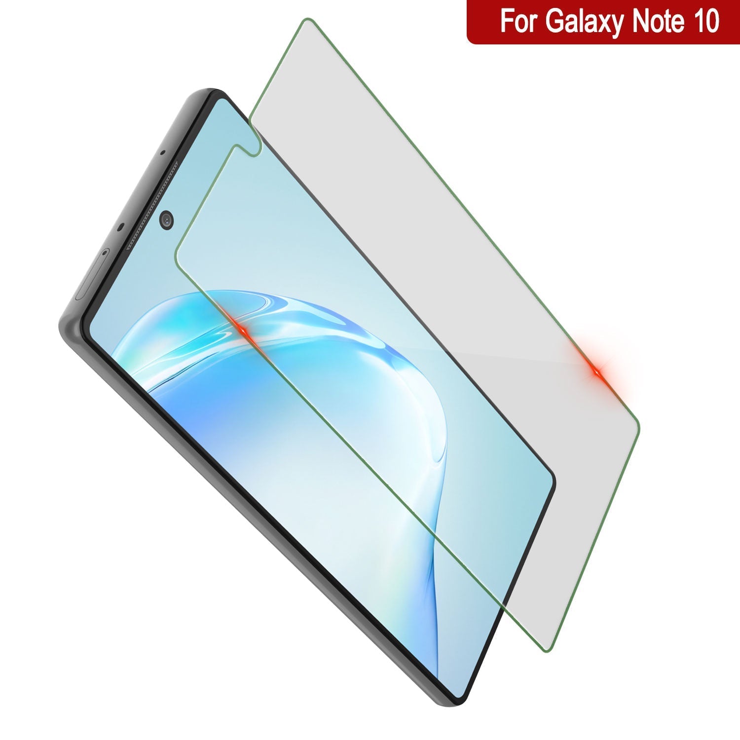 Protetor de vidro temperado Clear Punkcase Glass SHIELD para Galaxy note 10, espessura de 0,33mm, vidro temperado 9H