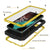 Galaxy S22 Metal Case, Heavy Duty Military Grade Rugged Armor Cover [Neon] (Color in image: Silver)