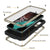 Galaxy S22 Metal Case, Heavy Duty Military Grade Rugged Armor Cover [Gold] (Color in image: Silver)