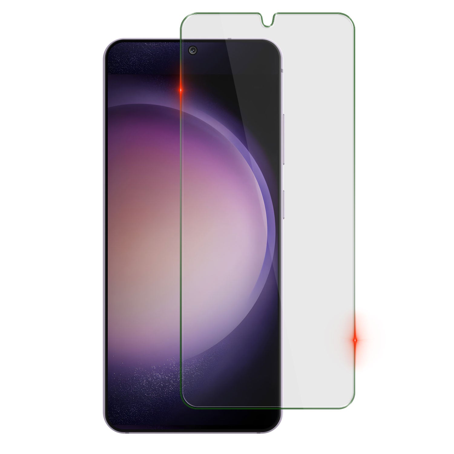 Protetor de tela de vidro temperado Clear Punkcase Glass SHIELD para Galaxy S23, 0,33mm de espessura, vidro 9H