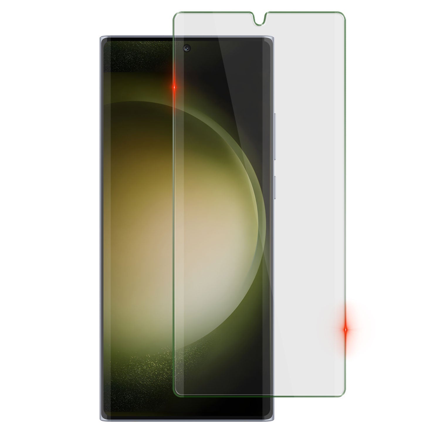 Protetor de tela de vidro temperado Clear Punkcase Glass SHIELD Ultra Clear Galaxy S23 0,33mm de espessura 9H de vidro