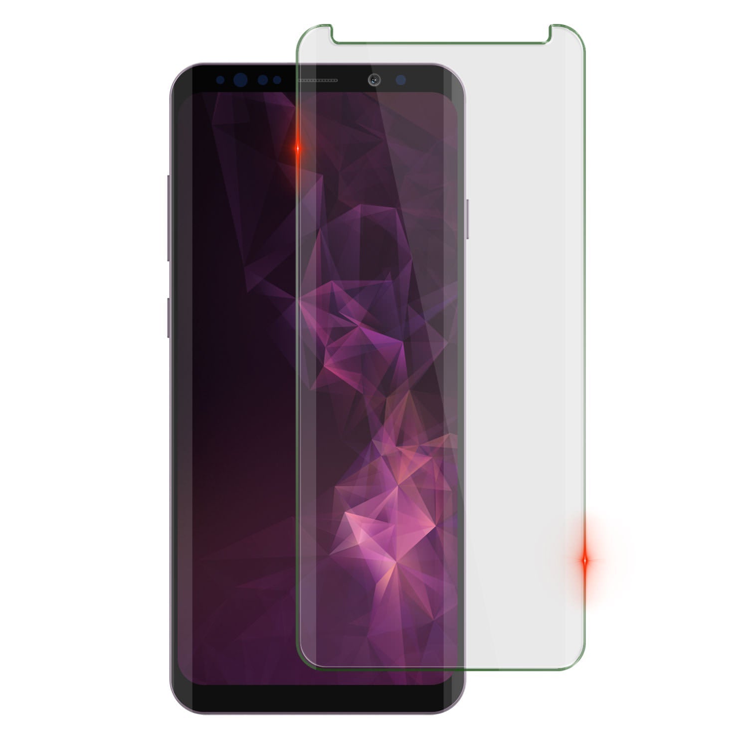 Protetor de Tela de Vidro Temperado Punkcase Galaxy S9 Clear Glass SHIELD de 0,33 mm de espessura e 9H de resistência