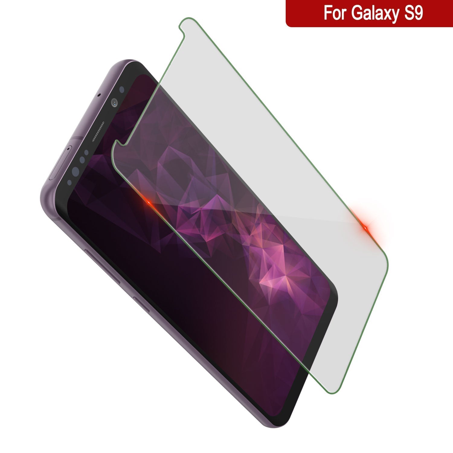 Protetor de Tela de Vidro Temperado Punkcase Galaxy S9 Clear Glass SHIELD de 0,33 mm de espessura e 9H de resistência