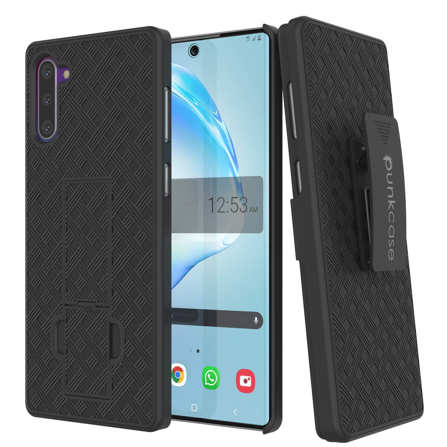 Capa PunkCase Galaxy Note 20 com Protetor de Tela, Clip de Cinto e Suporte Embutido [Preto]