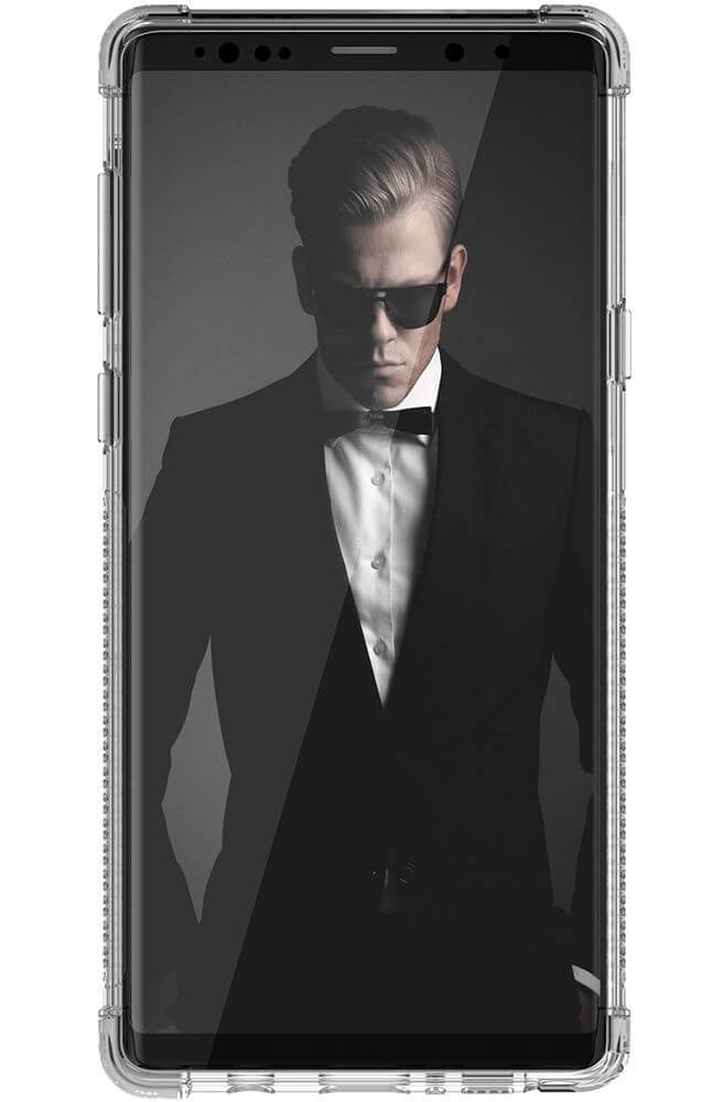 Galaxy Note 9 Case,Ghostek Covert 2 TPU Bumper Frame [Shockproof] | White (Color in image: Black)