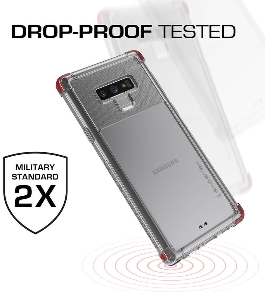 Galaxy Note 9 Case,Ghostek Covert 2 TPU Bumper Frame [Shockproof] | White 
