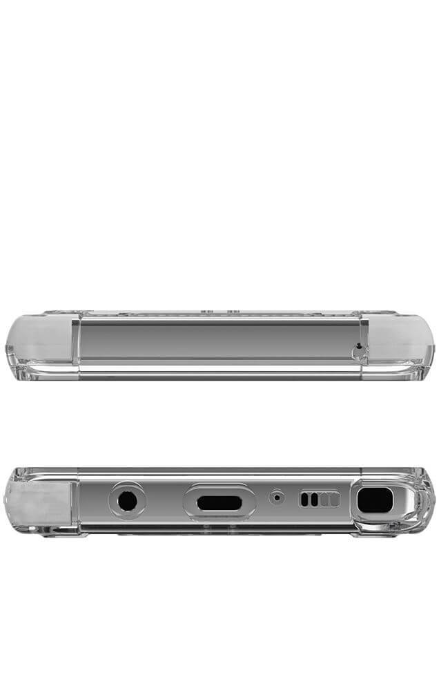 Galaxy Note 9 Case,Ghostek Covert 2 TPU Bumper Frame [Shockproof] | White 