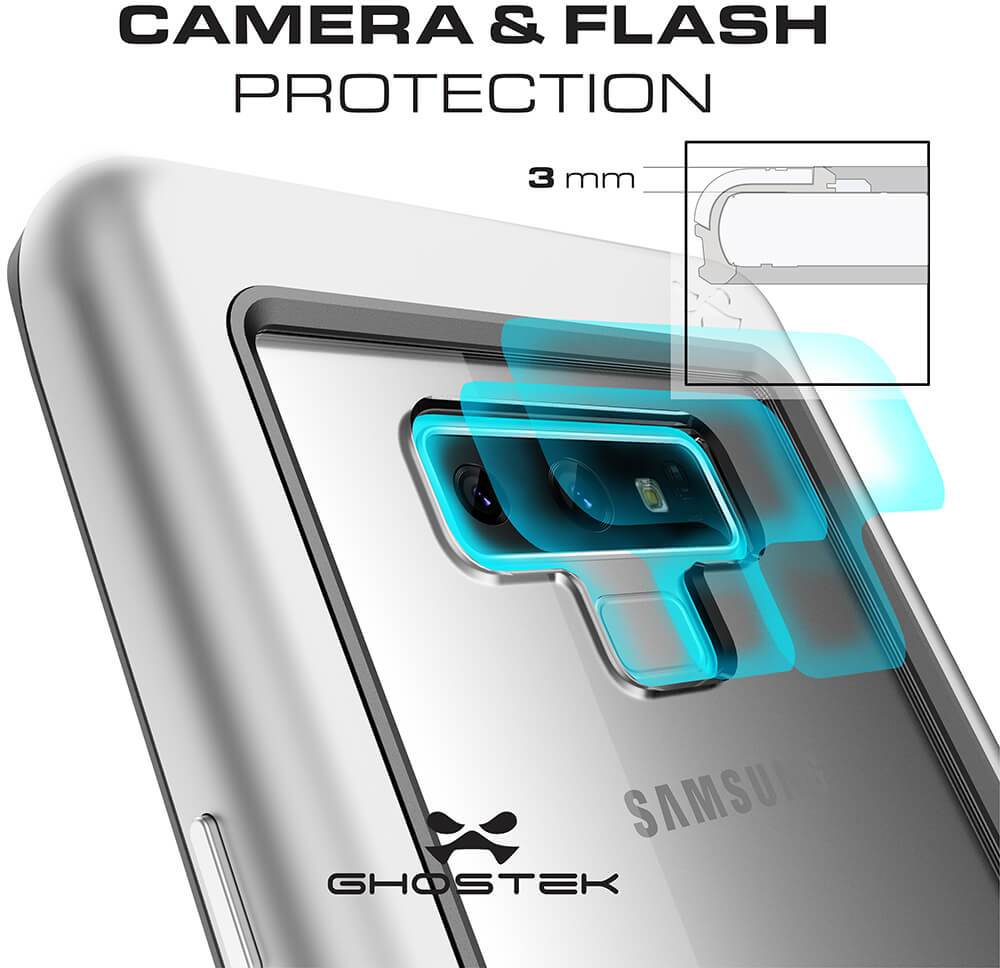 Galaxy Note 9, Ghostek Atomic Slim Case Full Body TPU [Shockproof] | Black 