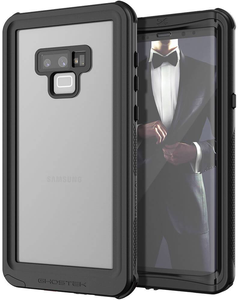 Galaxy Note 9, Capa Impermeável Ghostek Nautical para Corpo Inteiro em TPU [À Prova de Choque] | Preto