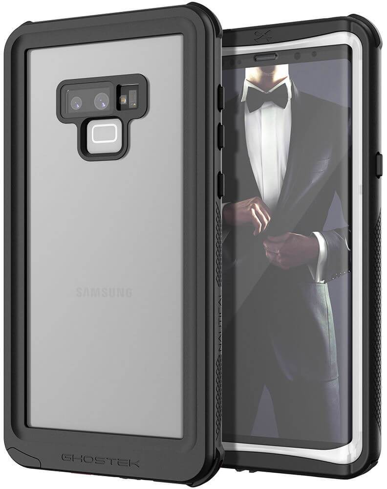Galaxy Note 9, Capa Impermeável Ghostek Nautical para Corpo Inteiro TPU [À Prova de Choque] | Branco