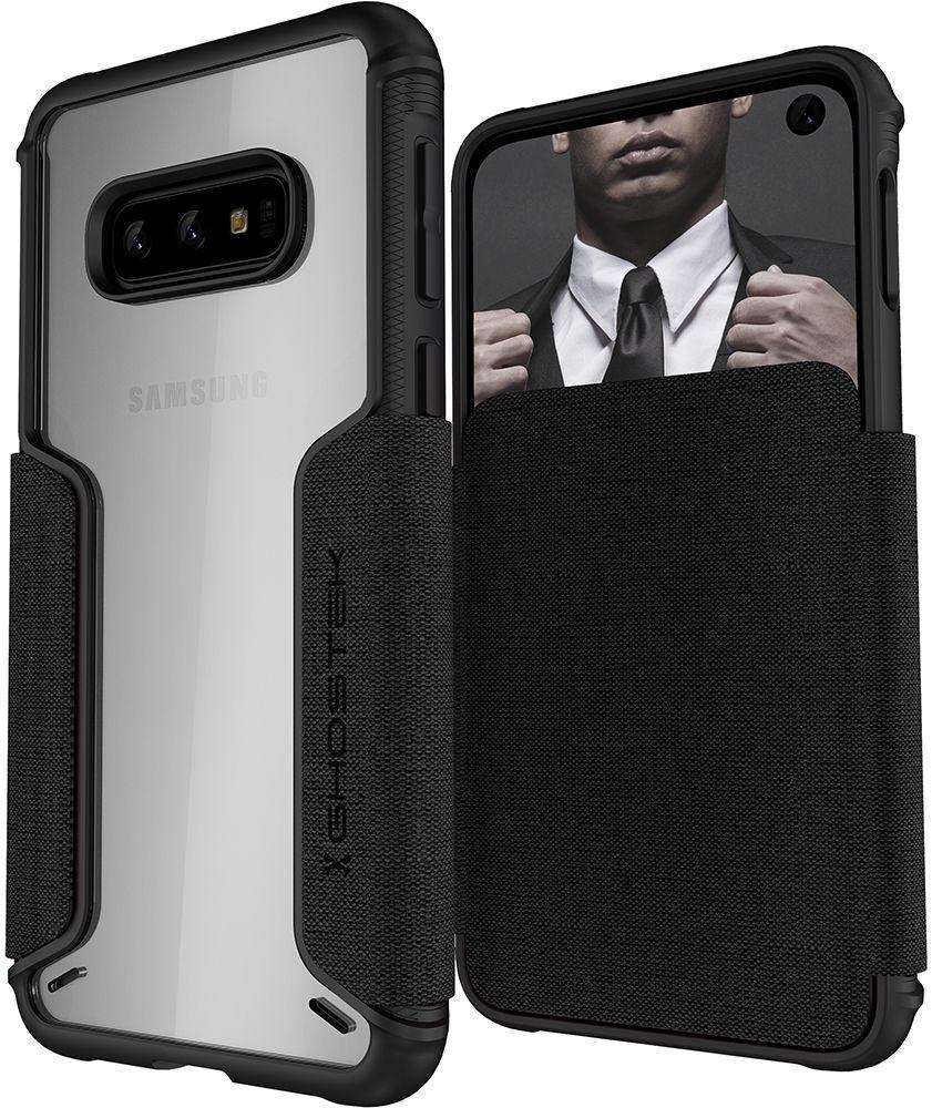 Capa de carteira Galaxy S10e | Série Exec 3 [Preto]