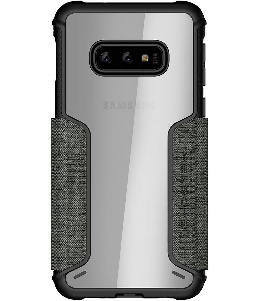 Galaxy S10e Wallet Case | Exec 3 Series [Grey] (Color in image: Red)