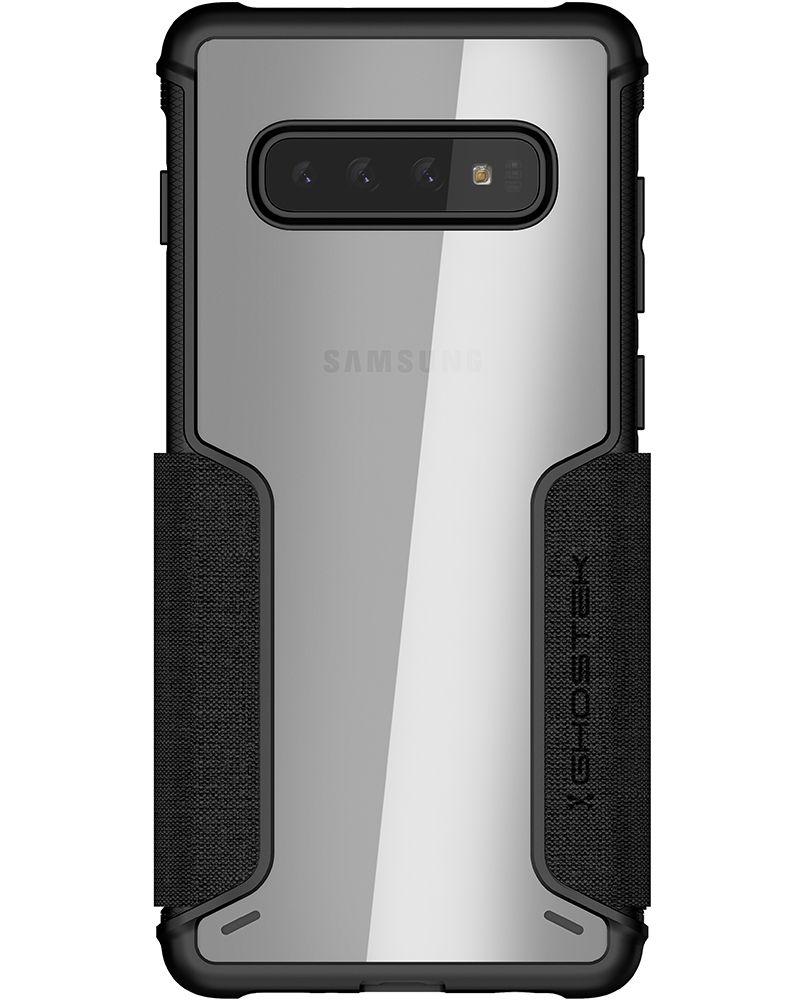 Galaxy S10+ Plus Wallet Case | Exec 3 Series [Black] (Color in image: Red)