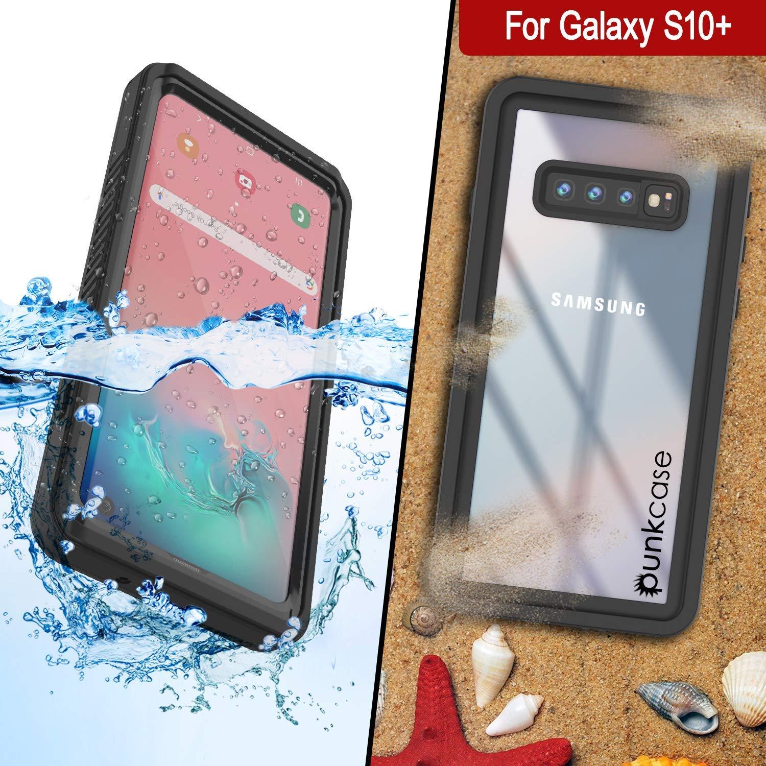 Galaxy S10e Water/Shockproof With Screen Protector Case [Black] (Color in image: White)