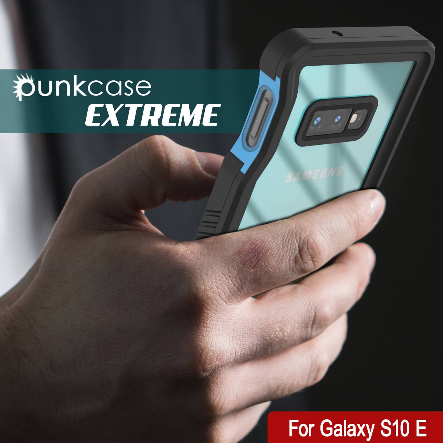 Galaxy S10 Water/Shock/Snow/dirt proof Slim Case [Light Blue] (Color in image: Light Green)