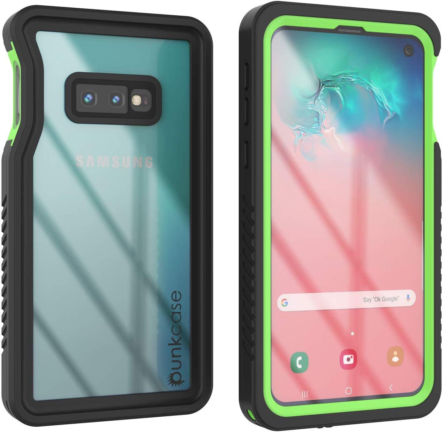 Protetor de Tela à Prova d'Água e de Choque para Galaxy S10 [Verde Claro]