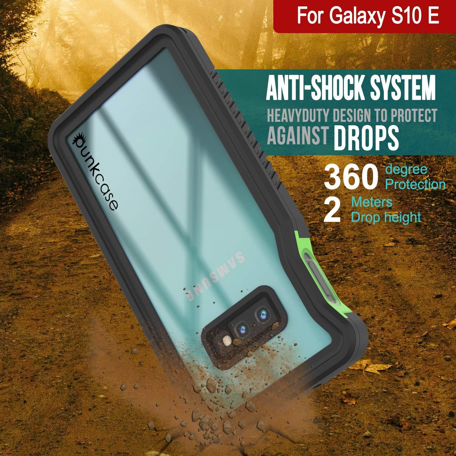 Galaxy S10 Water/Shockproof Screen Protector Case [Light Green] (Color in image: Teal)