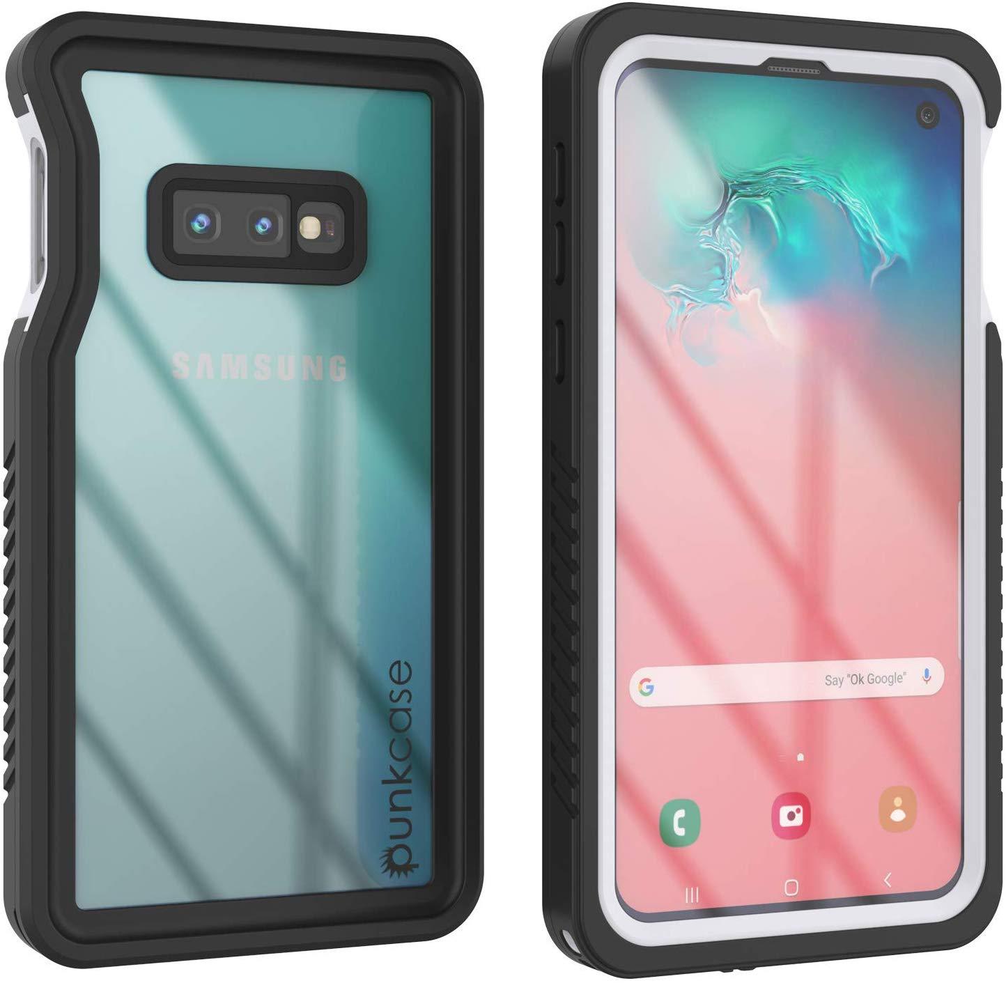 Galaxy S10 Capa Slim à prova d'água/choque/neve/poeira Punkcase [Branco]
