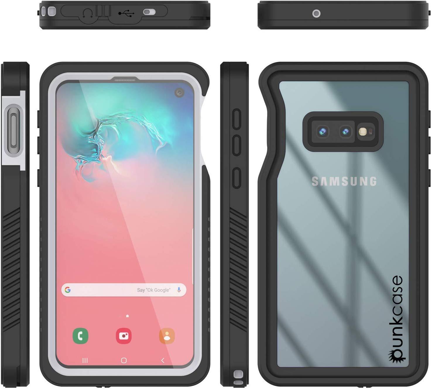 Galaxy S10 Water/Shock/Snow/dirt proof Punkcase Slim Case [White] (Color in image: Teal)