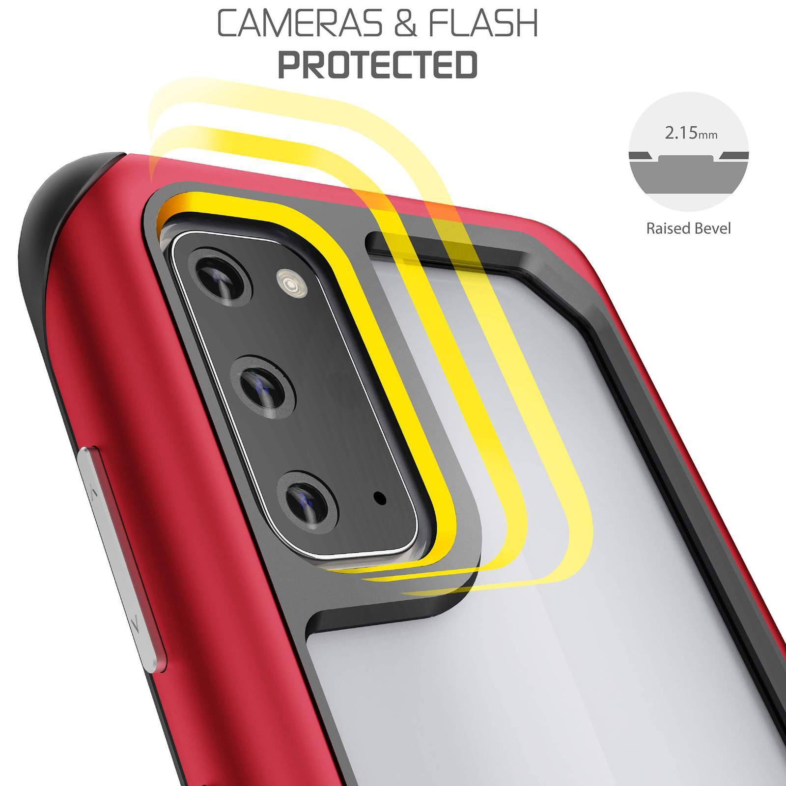 Galaxy S20 Military Grade Aluminum Case | Atomic Slim Series [Black] (Color in image: Pink)