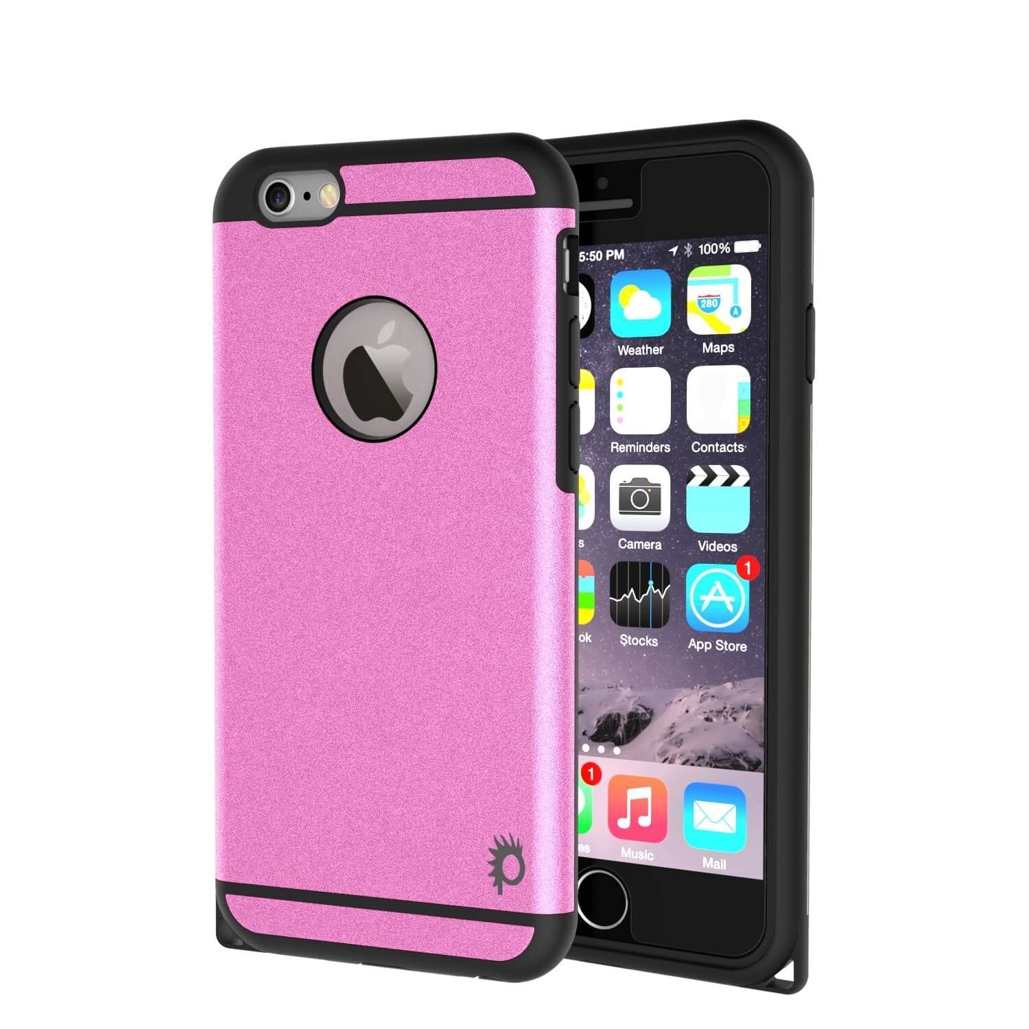 Capa iPhone 5s/5/SE PunkCase Galactic Pink Series Slim com Vidro Temperado | Garantia Vitalícia