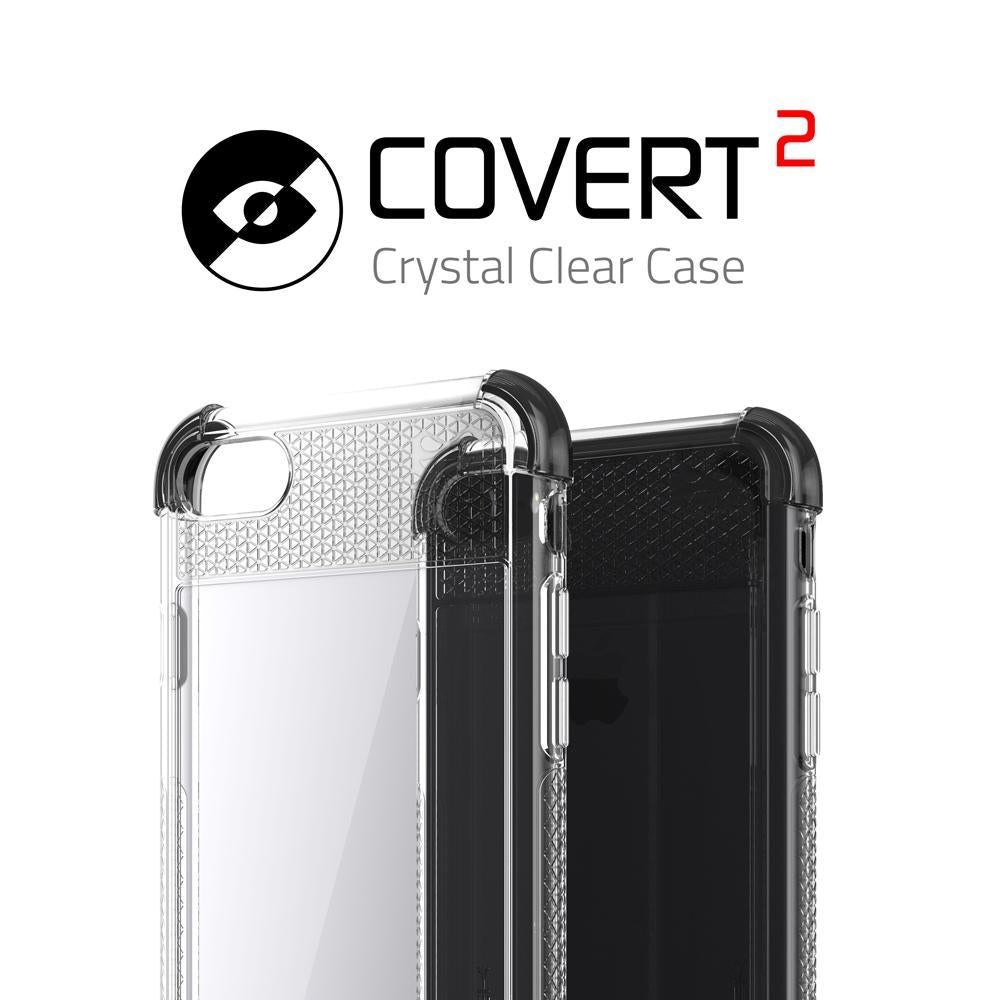 iPhone  8 Case, Ghostek Covert 2 Series for iPhone  8 & iPhone  8 Protective Case [BLACK] (Color in image: Orange)