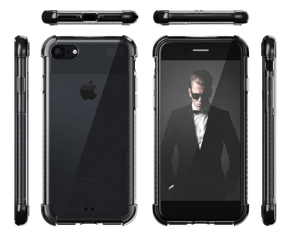 iPhone  8 Case, Ghostek Covert 2 Series for iPhone  8 & iPhone  8 Protective Case [BLACK] (Color in image: Red)