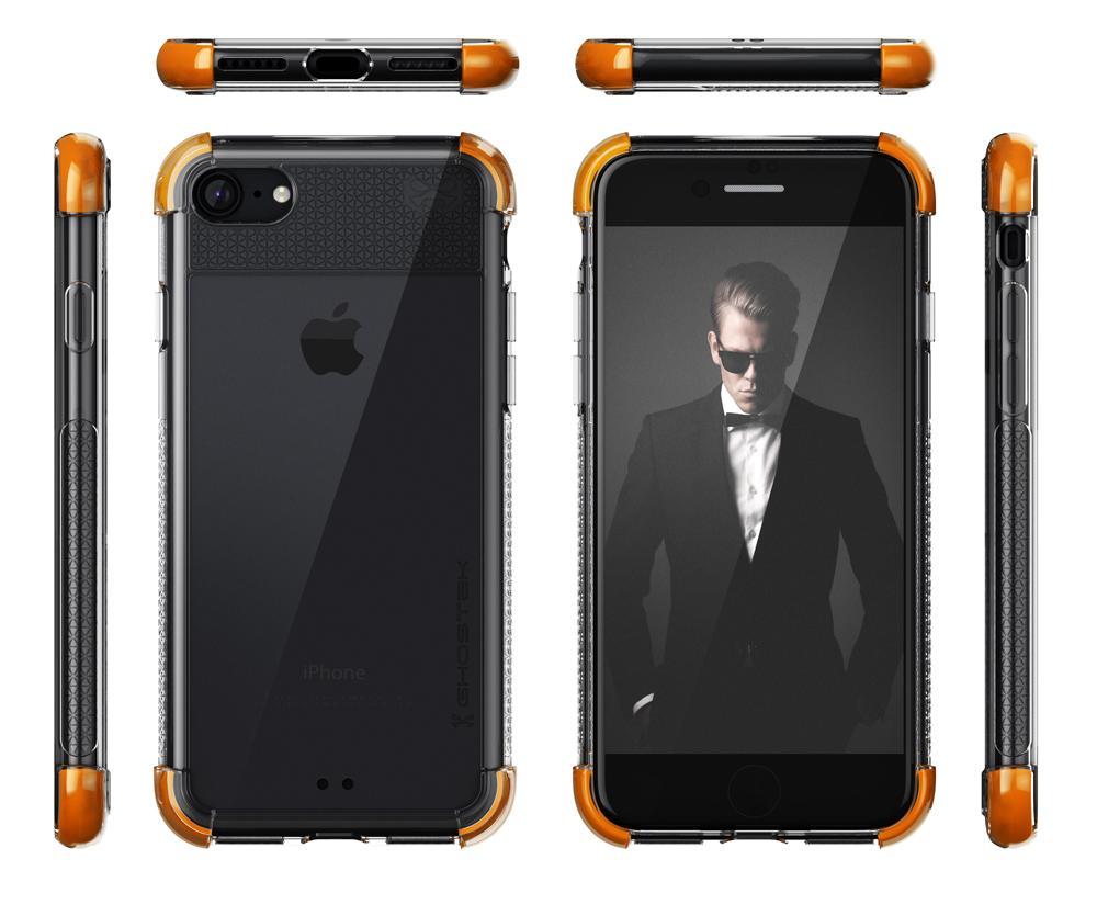 iPhone  8 Case, Ghostek Covert 2 Series for iPhone  8 Protective Case [ORANGE] (Color in image: White)