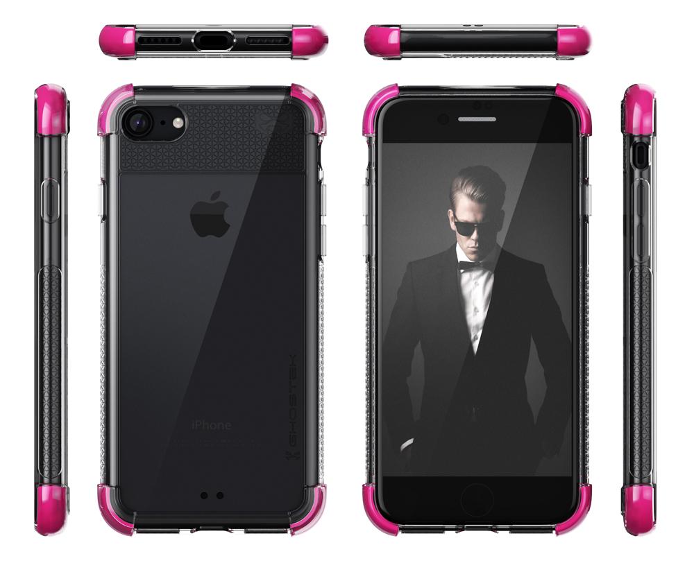 iPhone 7 Case, Ghostek Covert 2 Series for iPhone 7 Protective Case [PINK] (Color in image: White)