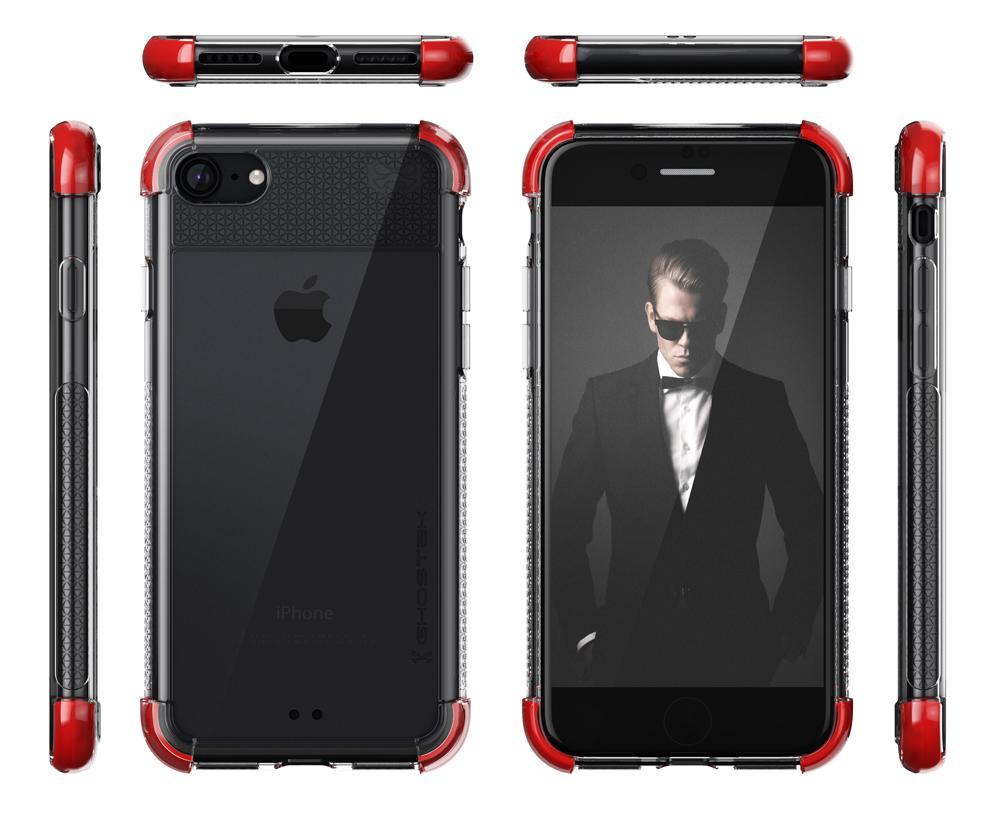 iPhone  8 Case, Ghostek Covert 2 Series for iPhone  8 Protective Case [RED] (Color in image: Orange)